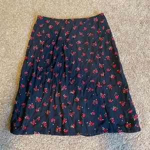 BM floral skirt